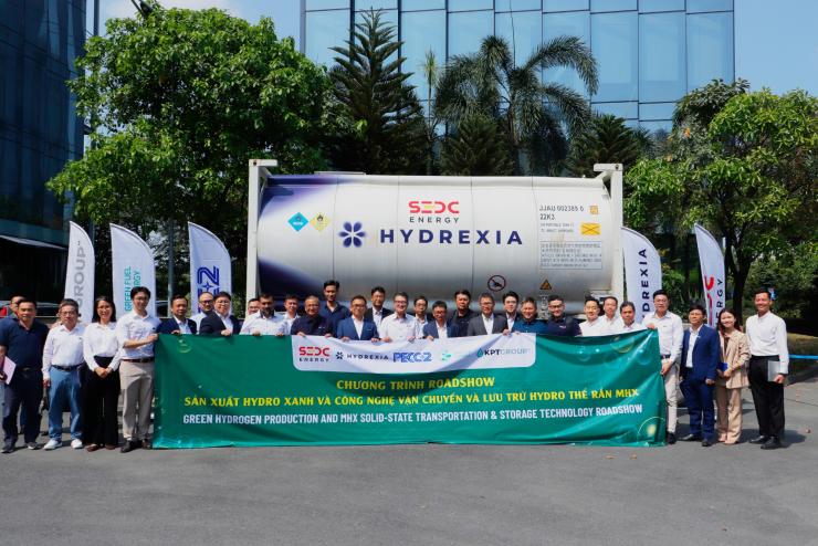 PECC2 TỔ CHỨC HỘI THẢO VÀ ROADSHOW VỀ SẢN XUẤT HYDRO XANH, CÔNG NGHỆ VẬN CHUYỂN VÀ LƯU TRỮ HYDRO THỂ RẮN MHX